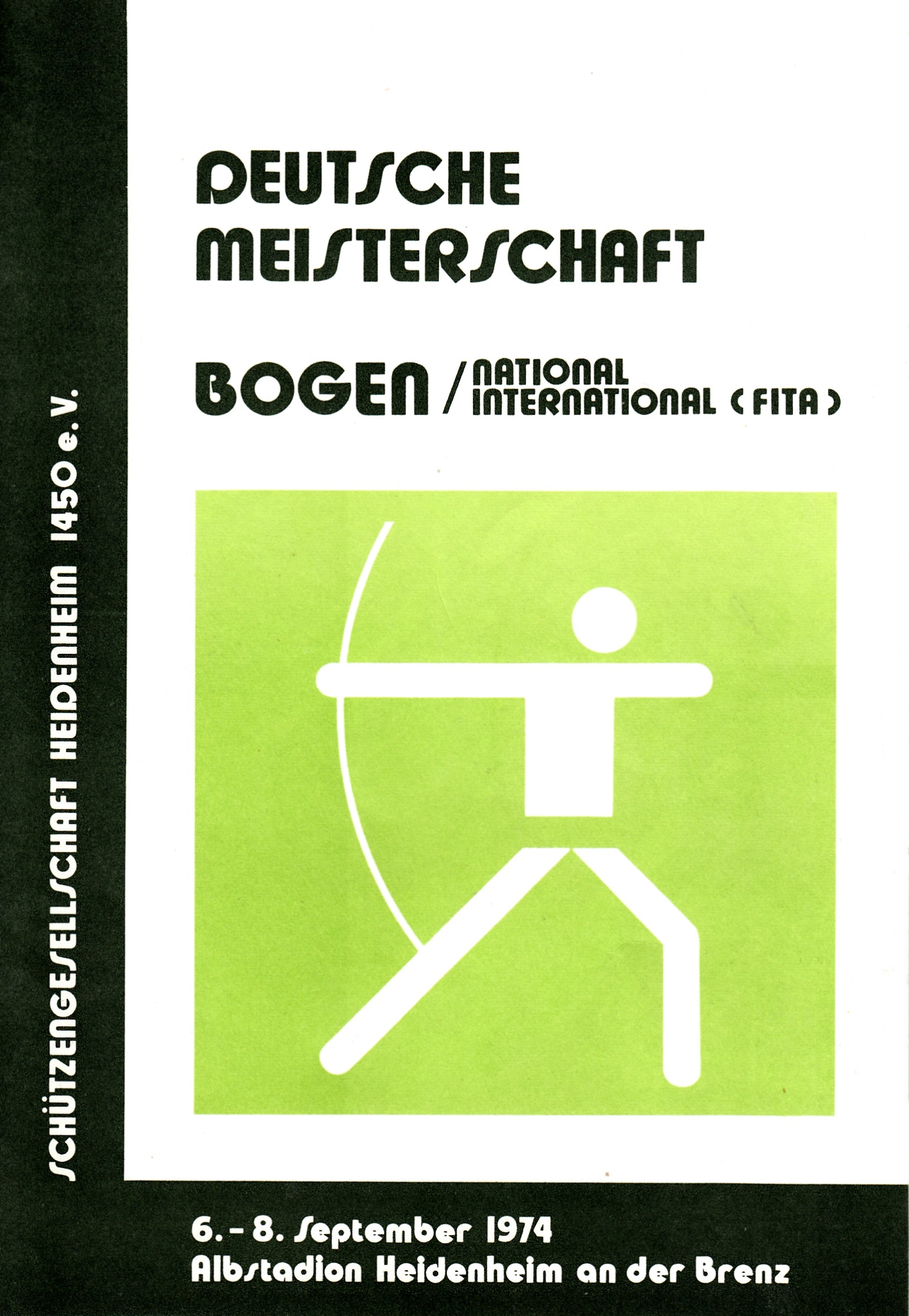 1974 DM in Heidenheim Plakat