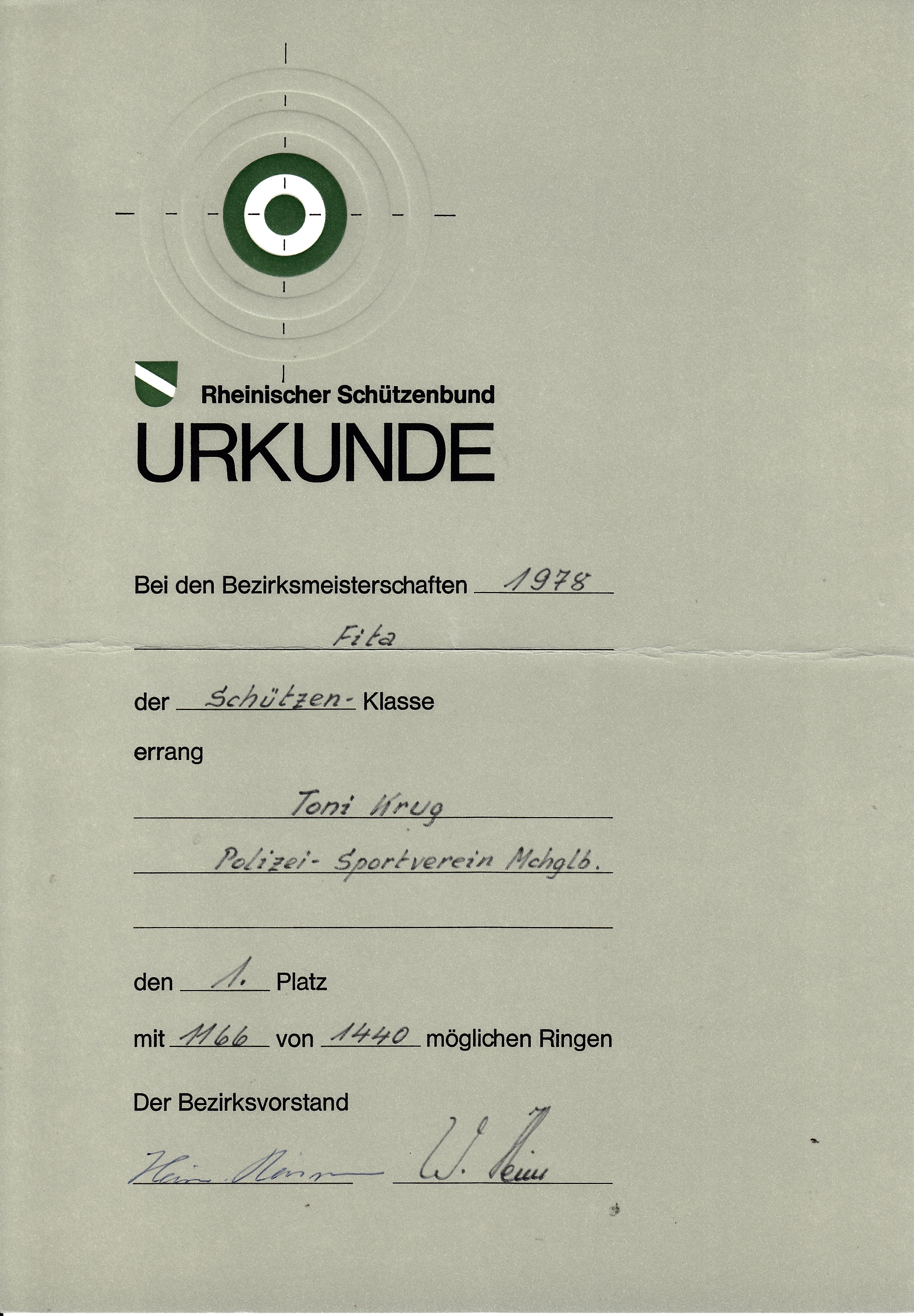1978 RSB BM-Urkunde