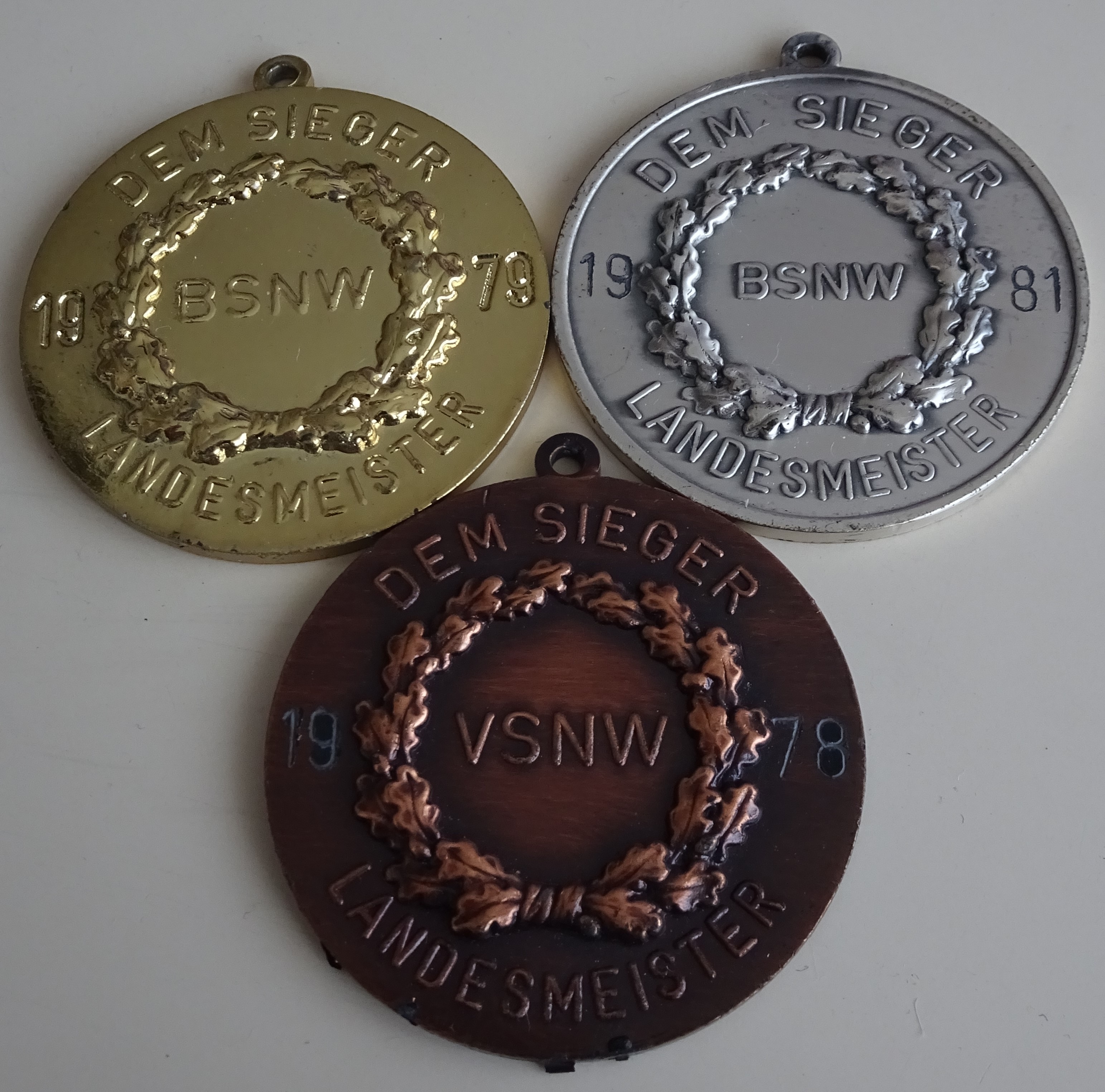 Medaillen BSNW