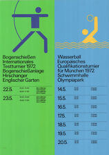 Plakat Wettkampf Bogenschie�en 1