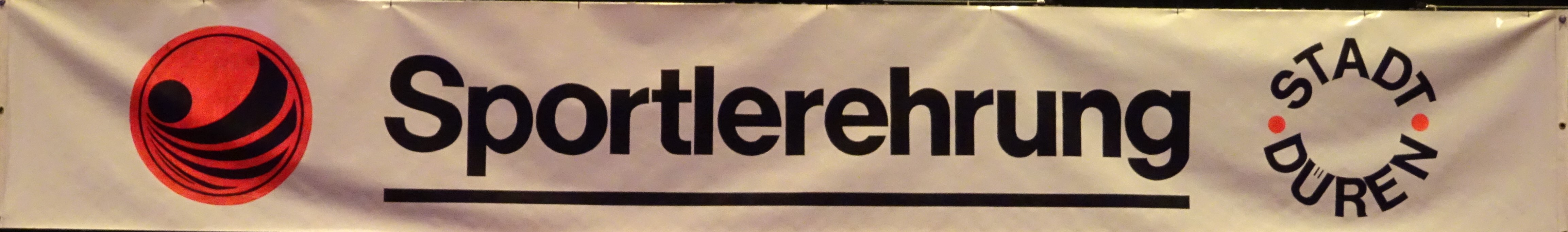 Sportlerehrung Transparent